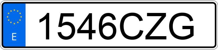 Numer rejestracyjny 1546CZG posiada HYUNDAI ELANTRA