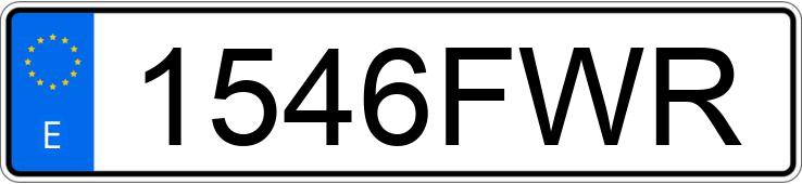 Numer rejestracyjny 1546FWR posiada HUMMER H2