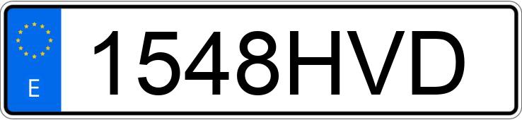 Numer rejestracyjny 1548HVD posiada MERCEDES VIANO