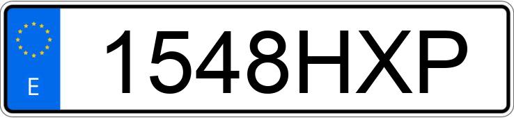 Numer rejestracyjny 1548HXP posiada AUDI A4