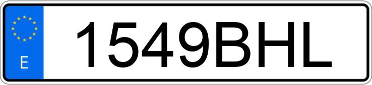 Numer rejestracyjny 1549BHL posiada PORSCHE 911