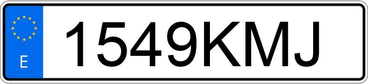 Numer rejestracyjny 1549KMJ posiada SEAT ATECA