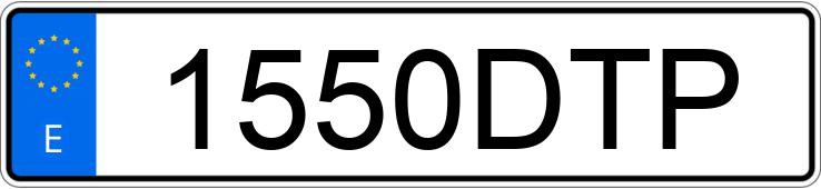 Numer rejestracyjny 1550DTP posiada CHEVROLET-GM NUBIRA