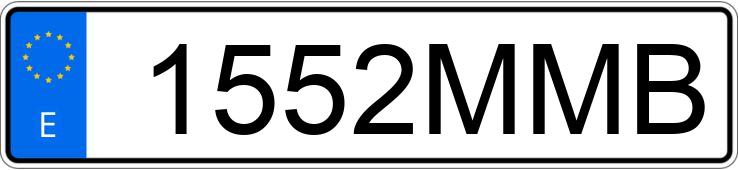 Numer rejestracyjny 1552MMB posiada IVECO DAILY