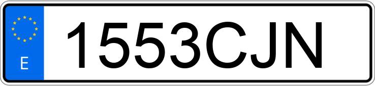 Numer rejestracyjny 1553CJN posiada NISSAN PRIMERA