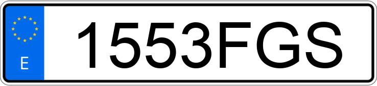 Numer rejestracyjny 1553FGS posiada SAAB 9-3
