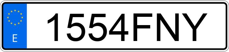 Numer rejestracyjny 1554FNY posiada PEUGEOT 307 Numer rejestracyjny 1554FNY posiada PEUGEOT 307