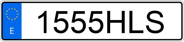 Numer rejestracyjny 1555HLS posiada VOLKSWAGEN PASSAT CC