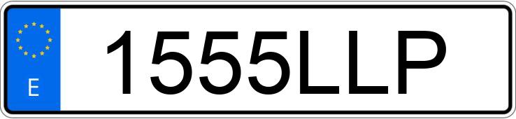 Numer rejestracyjny 1555LLP posiada FORD TRANSIT COURIER