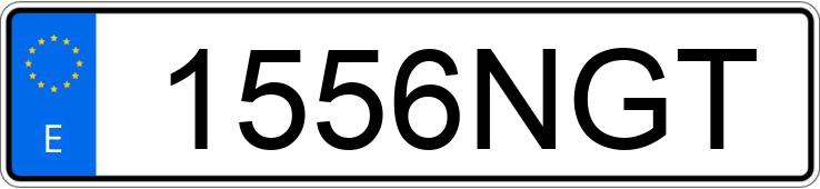 Numer rejestracyjny 1556NGT posiada AUDI A5