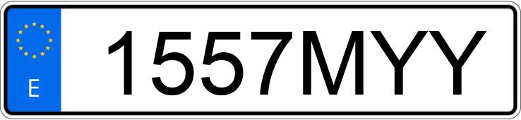 Numer rejestracyjny 1557MYY posiada SEAT IBIZA Numer rejestracyjny 1557MYY posiada SEAT IBIZA