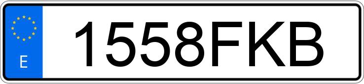 Numer rejestracyjny 1558FKB posiada BMW SERIE 3