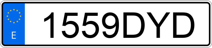 Numer rejestracyjny 1559DYD posiada DAELIM ROADWIN