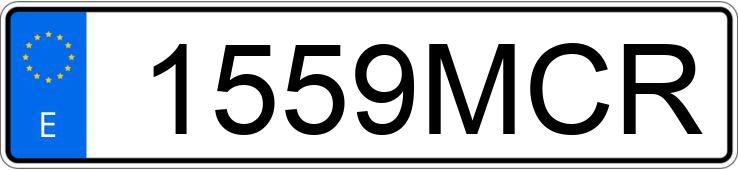 Numer rejestracyjny 1559MCR posiada FORD KUGA