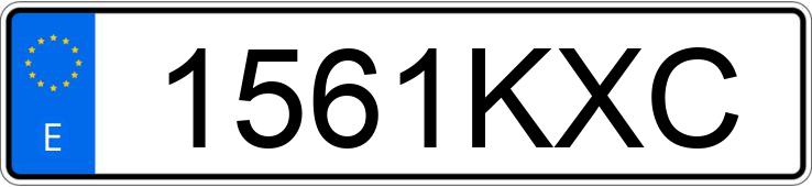 Numer rejestracyjny 1561KXC posiada NISSAN MICRA