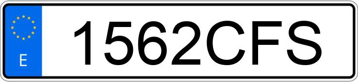Numer rejestracyjny 1562CFS posiada CITROEN XSARA