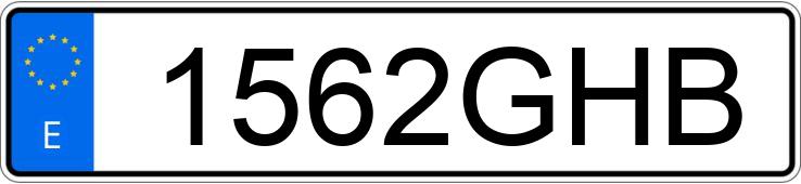 Numer rejestracyjny 1562GHB posiada FORD TRANSIT