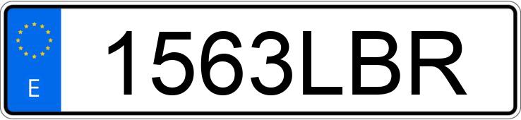 Numer rejestracyjny 1563LBR posiada DACIA DUSTER
