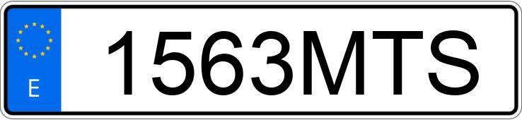 Numer rejestracyjny 1563MTS posiada BMW SERIE 8