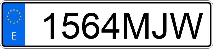 Numer rejestracyjny 1564MJW posiada AUDI RS3