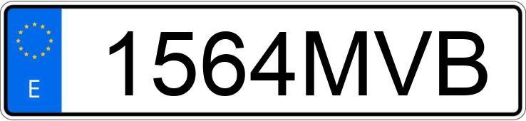 Numer rejestracyjny 1564MVB posiada VOGE 900