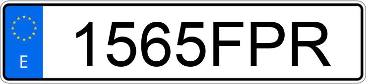 Numer rejestracyjny 1565FPR posiada FORD FOCUS 1.6 BUSINESS