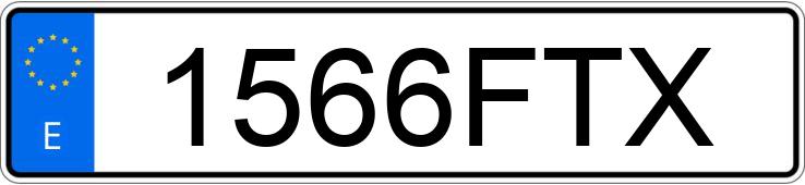 Numer rejestracyjny 1566FTX posiada TOYOTA HILUX