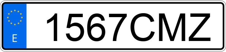 Numer rejestracyjny 1567CMZ posiada PEUGEOT PARTNER