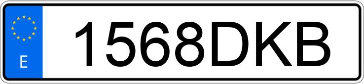 Numer rejestracyjny 1568DKB posiada NISSAN PICK UP