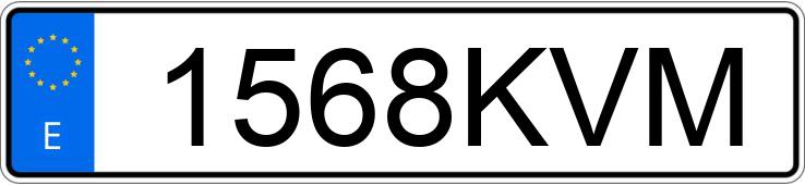 Numer rejestracyjny 1568KVM posiada SEAT ARONA