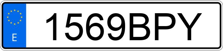 Numer rejestracyjny 1569BPY posiada TOYOTA LAND CRUISER