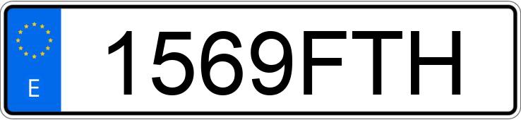 Numer rejestracyjny 1569FTH posiada MITSUBISHI FUSO CANTER