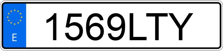 Numer rejestracyjny 1569LTY posiada MERCEDES GLC (253)