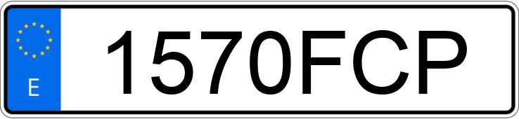 Numer rejestracyjny 1570FCP posiada DACIA LOGAN