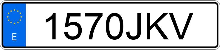 Numer rejestracyjny 1570JKV posiada FORD FOCUS