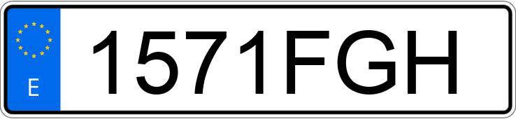 Numer rejestracyjny 1571FGH posiada MERCEDES E (211)