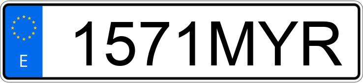 Numer rejestracyjny 1571MYR posiada DACIA DUSTER