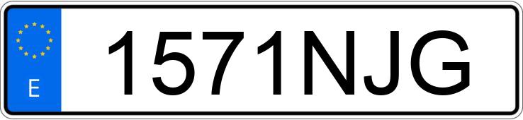 Numer rejestracyjny 1571NJG posiada SEAT LEON Numer rejestracyjny 1571NJG posiada SEAT LEON