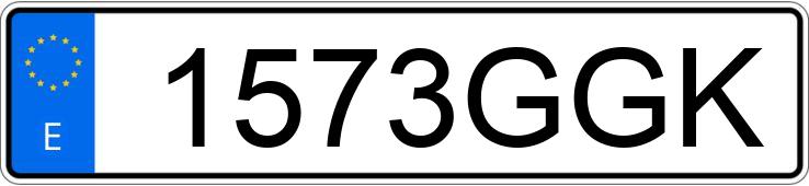 Numer rejestracyjny 1573GGK posiada MERCEDES CLC