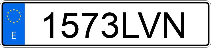 Numer rejestracyjny 1573LVN posiada HYUNDAI I30