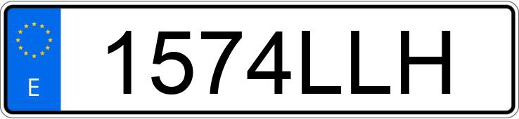 Numer rejestracyjny 1574LLH posiada SUZUKI VITARA