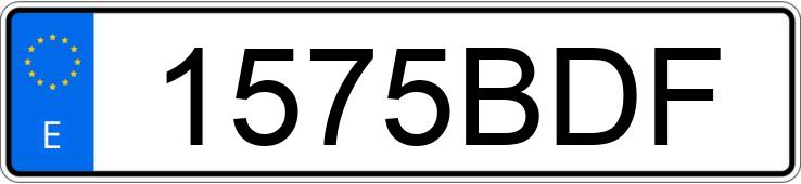 Numer rejestracyjny 1575BDF posiada AUDI A6