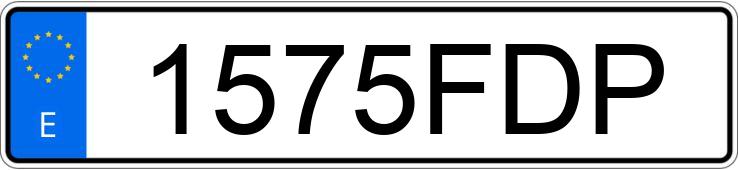 Numer rejestracyjny 1575FDP posiada RENAULT CLIO