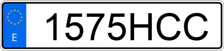 Numer rejestracyjny 1575HCC posiada AUDI A3 SPORTBACK Numer rejestracyjny 1575HCC posiada AUDI A3 SPORTBACK