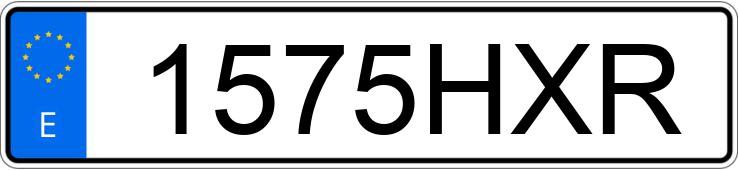 Numer rejestracyjny 1575HXR posiada SEAT LEON