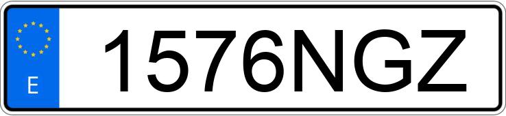 Numer rejestracyjny 1576NGZ posiada FORD CAPRI