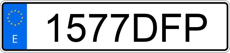 Numer rejestracyjny 1577DFP posiada OPEL VIVARO