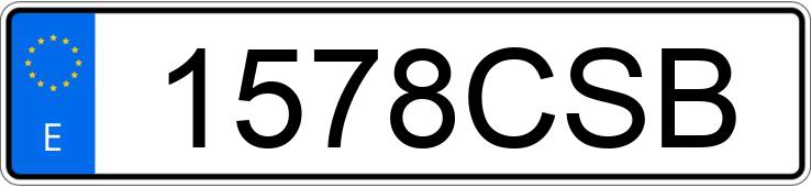 Numer rejestracyjny 1578CSB posiada BMW SERIE 3