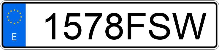 Numer rejestracyjny 1578FSW posiada RENAULT MASTER