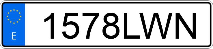 Numer rejestracyjny 1578LWN posiada FORD KUGA Numer rejestracyjny 1578LWN posiada FORD KUGA